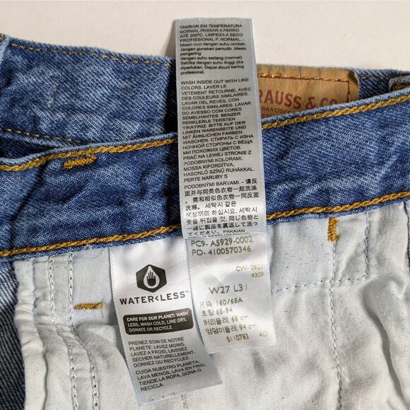 Levi's Premium '94 Baggy Wide Leg 27 High Rise Rigid Denim '90s Skater Aesthetic - Picture 10 of 11